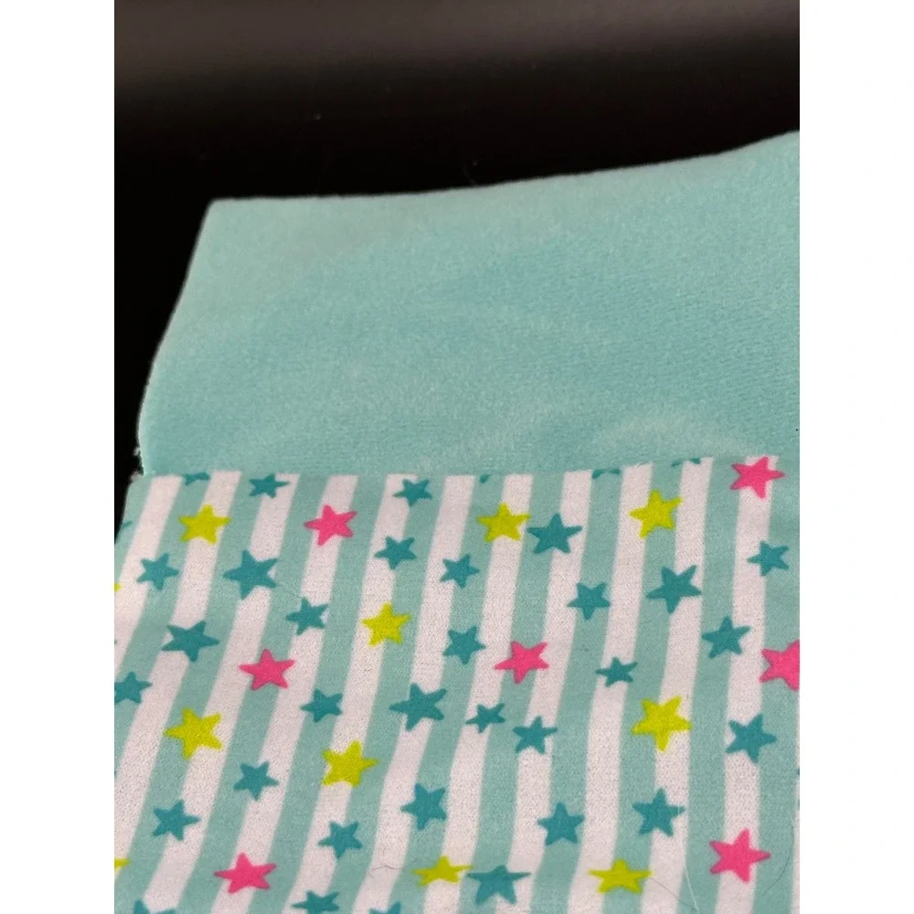 Barbie Mattel Double‎ Sleeping Bag Green Stars Fashion Doll